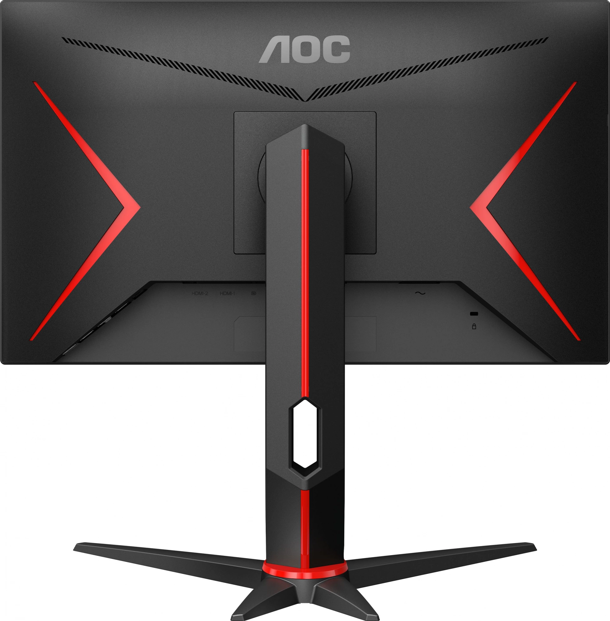 Монитор AOC 23.8" Gaming 24G2SPU черный/красный IPS LED 1ms 16:9 HDMI M/M матовая HAS Piv 300cd 178гр/178гр 1920x1080 165Hz FreeSync Premium VGA DP FHD USB 4.41кг