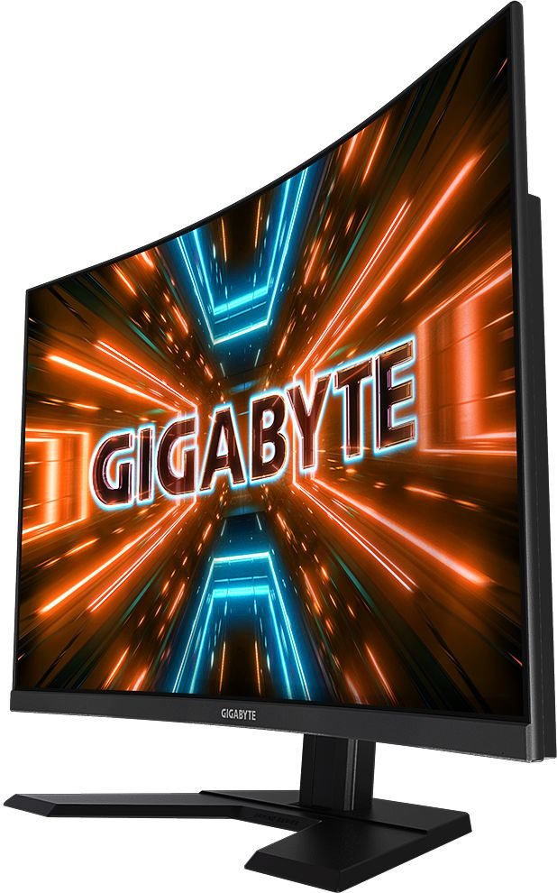 Монитор Gigabyte 31.5" G32QC A черный VA LED 1ms 16:9 HDMI HAS 350cd 178гр/178гр 2560x1440 165Hz DP 2K USB 7.8кг