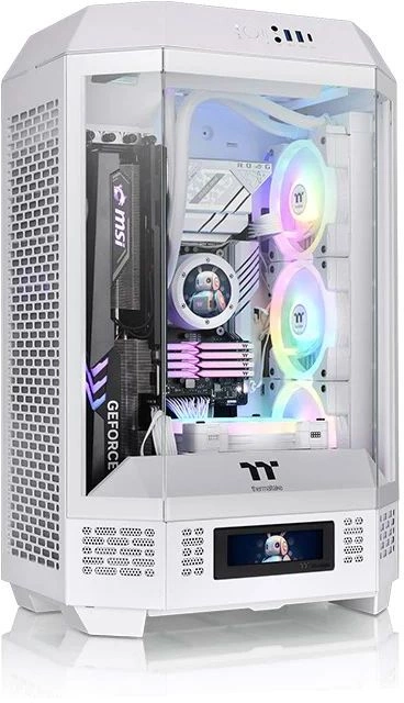 Корпус Thermaltake The Tower 300 Snow белый без БП miniITX 7x120mm 5x140mm 2xUSB3.0 audio bott PSU