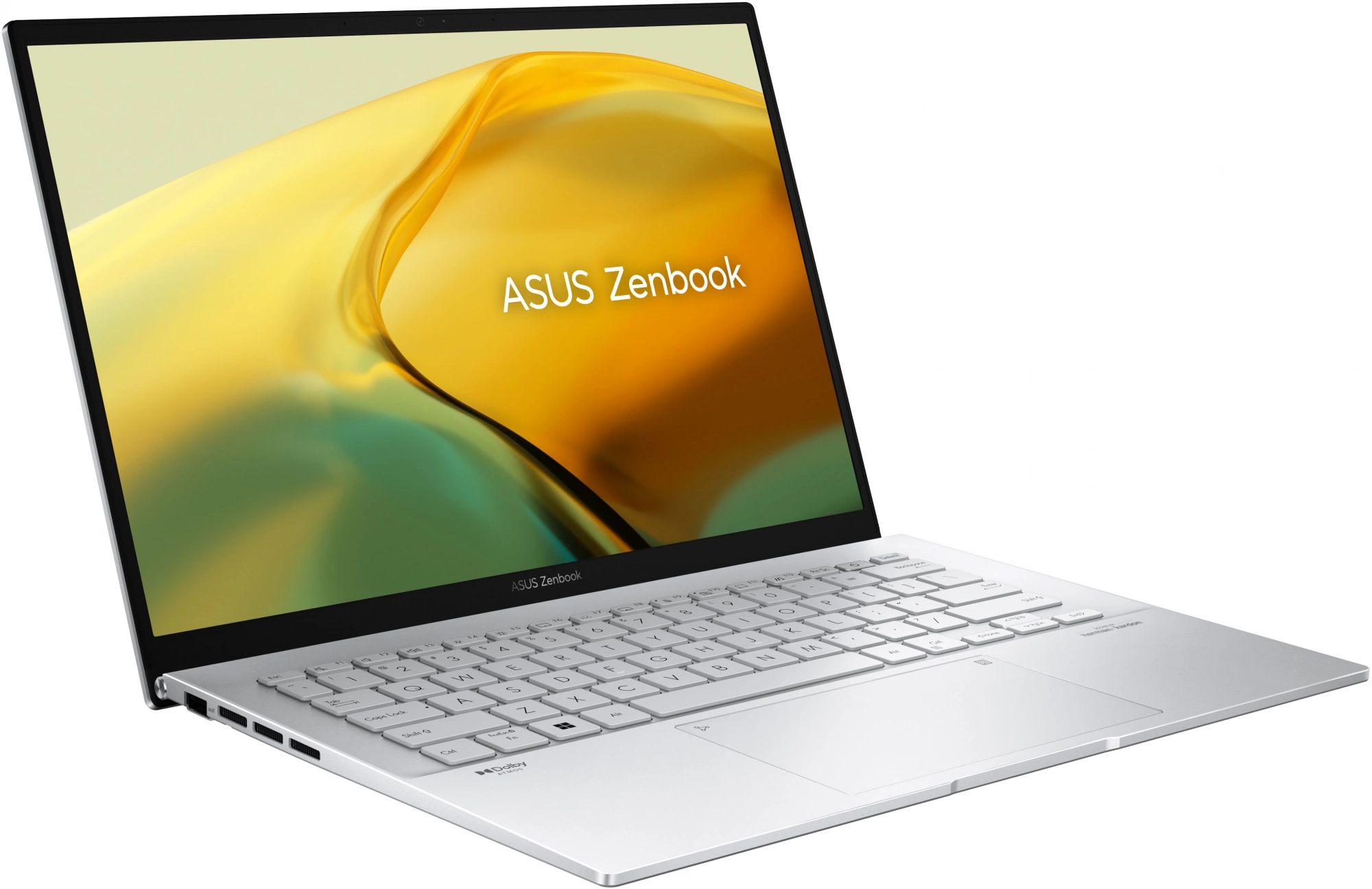 Ноутбук Asus Zenbook 14 UX3402VA-KP697 Core i5 13500H 16Gb SSD512Gb Intel Iris Xe graphics 14" IPS WQXGA (2560x1600) noOS silver WiFi BT Cam Bag (90NB10G6-M014Z0)