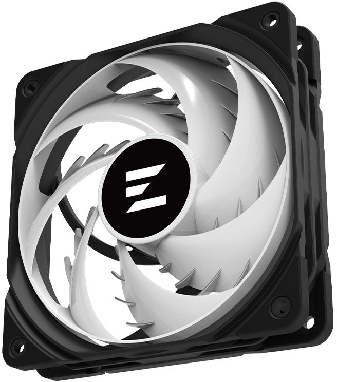 Вентилятор для корпуса ZALMAN ZM-AF120 ARGB BLACK, 120x120x25mm, 4-PIN PWM, 600-2000 RPM, 29,7 DBA MAX, HYDRO BEARING