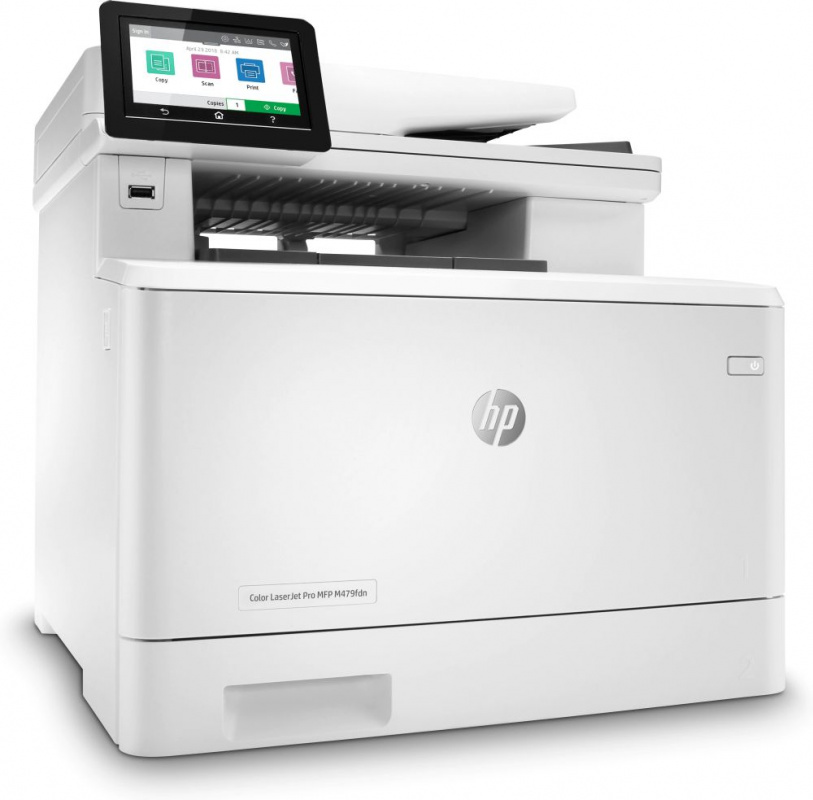 МФУ лазерный HP Color LaserJet Pro M479fdn (W1A79A) A4 Duplex Net белый/черный