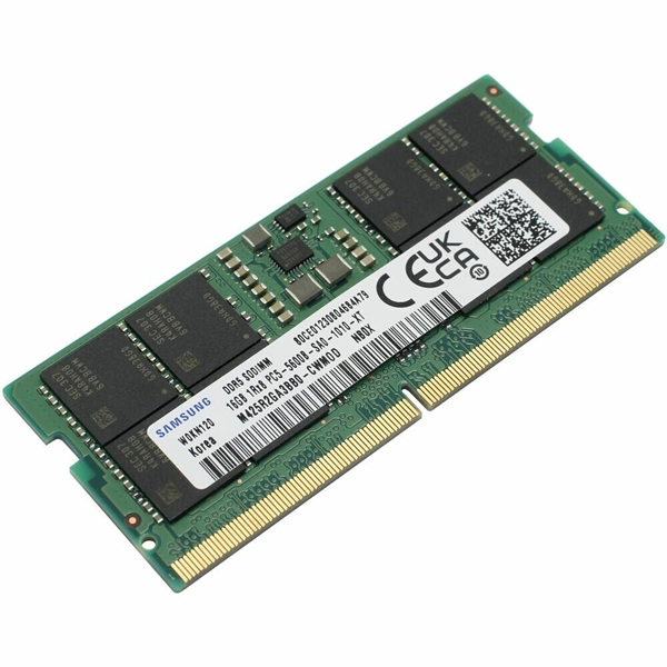 Оперативная память Samsung DDR5 16GB SO-DIMM 5600MHz (M425R2GA3BB0-CWM) 1 year, OEM