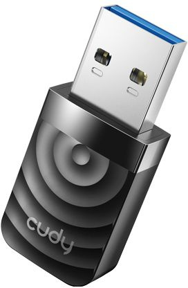 Сетевой адаптер Wi-Fi Cudy WU1300S AC1300 USB 3.0 (ант.внутр.) 1ант.