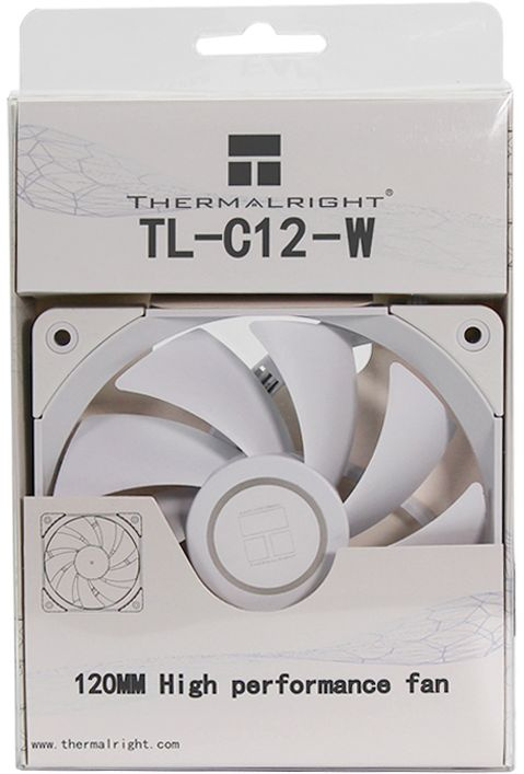 Вентилятор Thermalright TL-C12-W белый 4-pin 25.6dB 135gr Ret