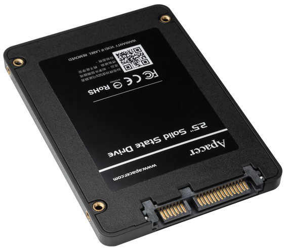 Твердотельный накопитель Apacer SSD PANTHER AS340X 480Gb SATA 2.5" 7mm, R550/W520 Mb/s, 3D NAND, IOPS 87K/80K, MTBF 1,5M, 280TBW, Retail, 3 years (AP480GAS340XC-1)