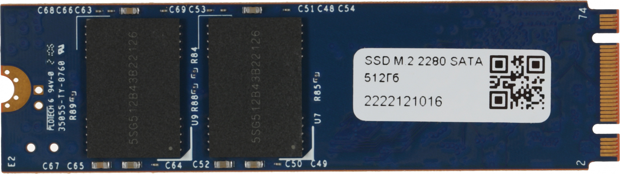 Накопитель SSD ТМИ SATA-III 512GB ЦРМП.467512.002-01 M.2 2280 3.11 DWPD