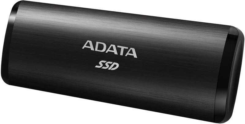 Накопитель SSD A-Data USB-C 512Gb ASE760-512GU32G2-CBK SE760 1.8" черный