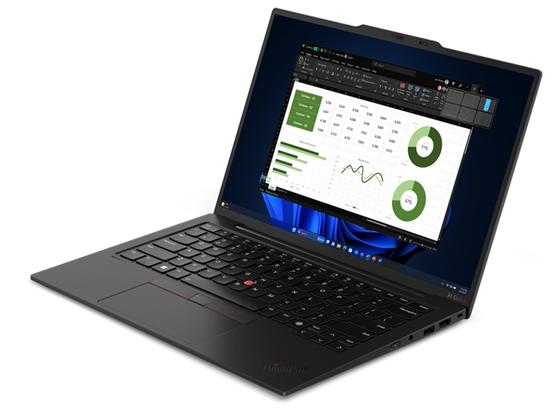 Ноутбук ThinkPad X1 Carbon Gen 12 14" WUXGA (1920x1200) IPS 400N, Intel Ultra 5 125U, 16GB LPDDR5x 6400, 512GB SSD M.2, Intel Graphics, WiFi6, BT, FPR, FHD Cam,KB Eng/Ru, 57Wh, 65W USB-C, Win 11 Pro, 1Y, 1.09