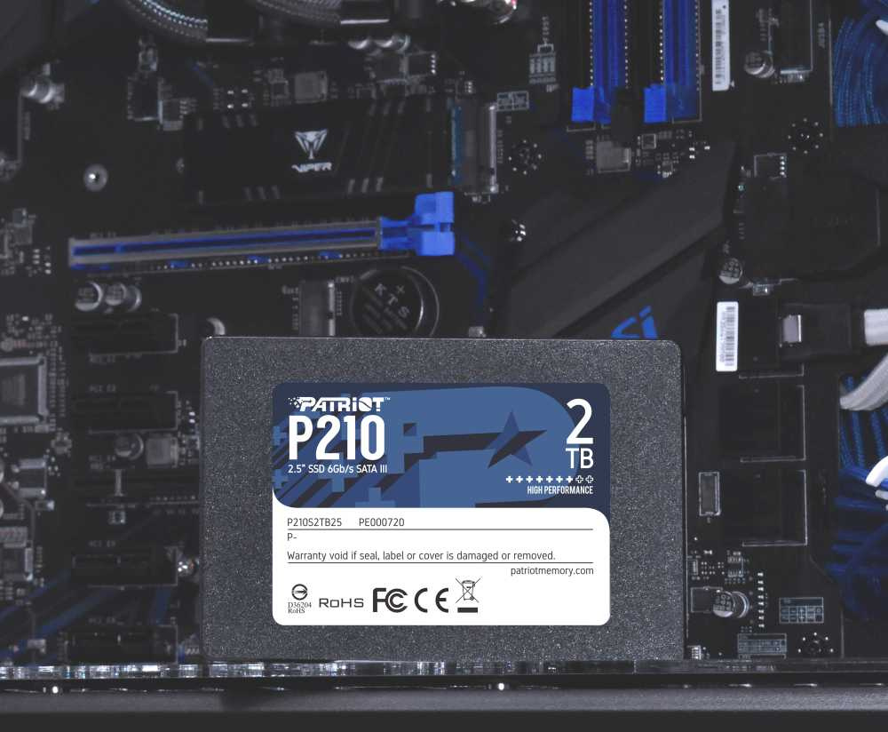 Накопитель SSD Patriot SATA-III 2TB P210S2TB25 P210 2.5"