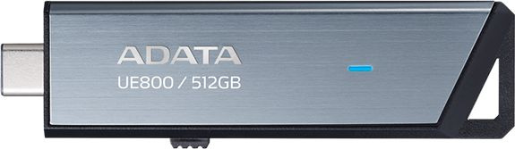 Флеш Диск A-Data 512Gb Type-C UE800 AELI-UE800-512G-CSG USB3.2 серебристый