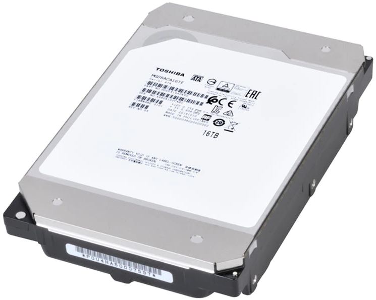 Жесткий диск Toshiba Enterprise HDD 3.5" SAS 16TB, 7200rpm, 512MB buffer (MG08SCA16TE), 1 year