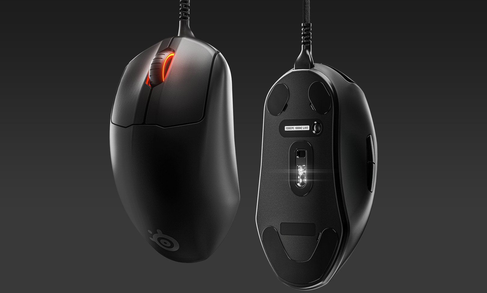 Мышь Steelseries Prime + черный оптическая (18000dpi) USB (5but)