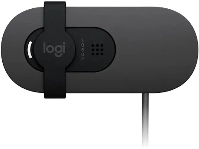 Камера Web Logitech HD Webcam Brio 100 Full графитовый 2Mpix (1920x1080) USB Type-C с микрофоном (960-001587)