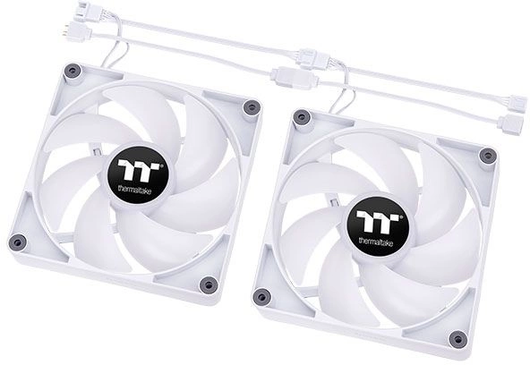 Вентилятор Thermaltake CT120 Sync ARGB белый 4-pin 25.8dB Ret (CL-F153-PL12SW-A)