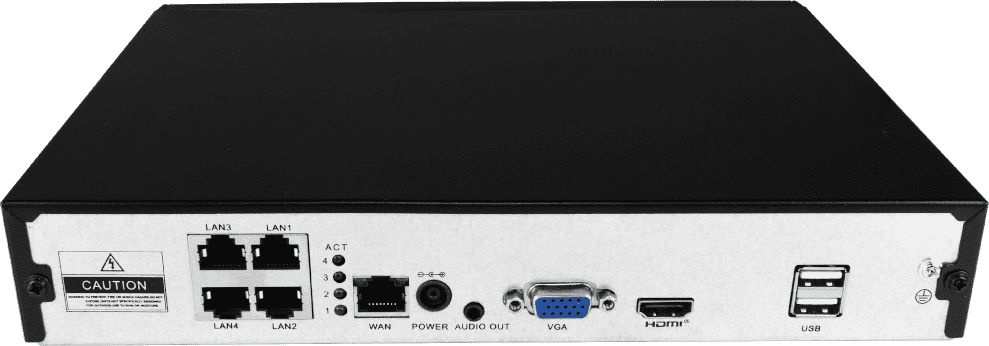 Видеорегистратор Trassir NVR-1104P V2