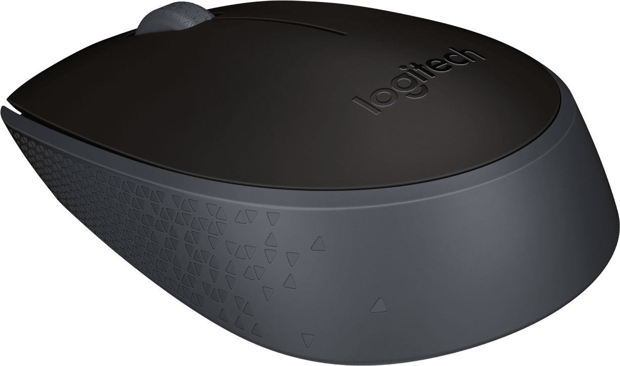 Мышь Logitech M171 черный/серый оптическая (1000dpi) беспроводная USB для ноутбука (2but)