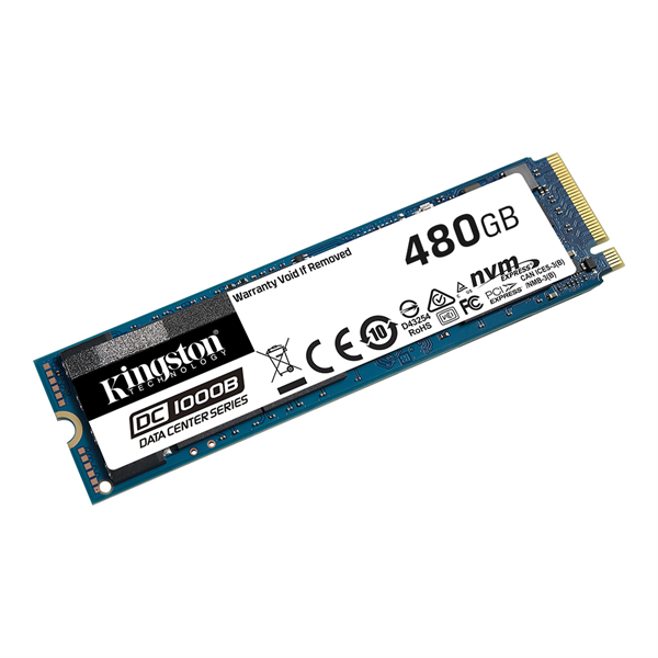 Накопитель SSD Kingston PCIe 3.0 x4 480GB SEDC1000BM8/480G DC1000B M.2 2280 0.5 DWPD