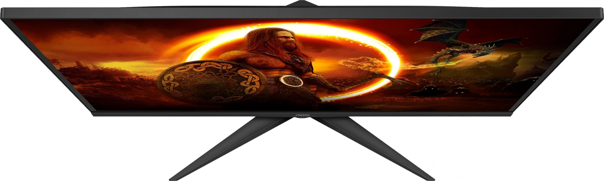 Монитор LCD 23.8'' [16:9] 1920х1080(FHD) IPS, nonGLARE, 165 Hz, 300 cd/m2, H178°/V178°, 1000:1, 80M:1, 16.7M, 1ms, VGA, 2xHDMI, DP, Tilt, Speakers, 2Y, Black+Cherry