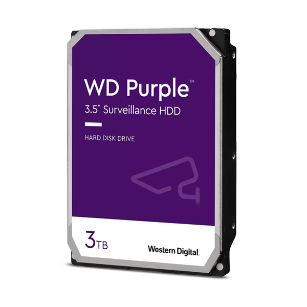 Жесткий диск WD SATA-III 3TB WD33PURZ Surveillance Purple (5400rpm) 256Mb 3.5"