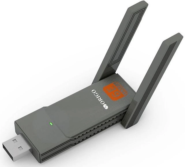 Wi-fi адаптер ORIGO Wi-Fi 6/6E USB 3.0 адаптер AX1800, 2,4/5ГГц, 2 внешние антенны 2,5 дБи