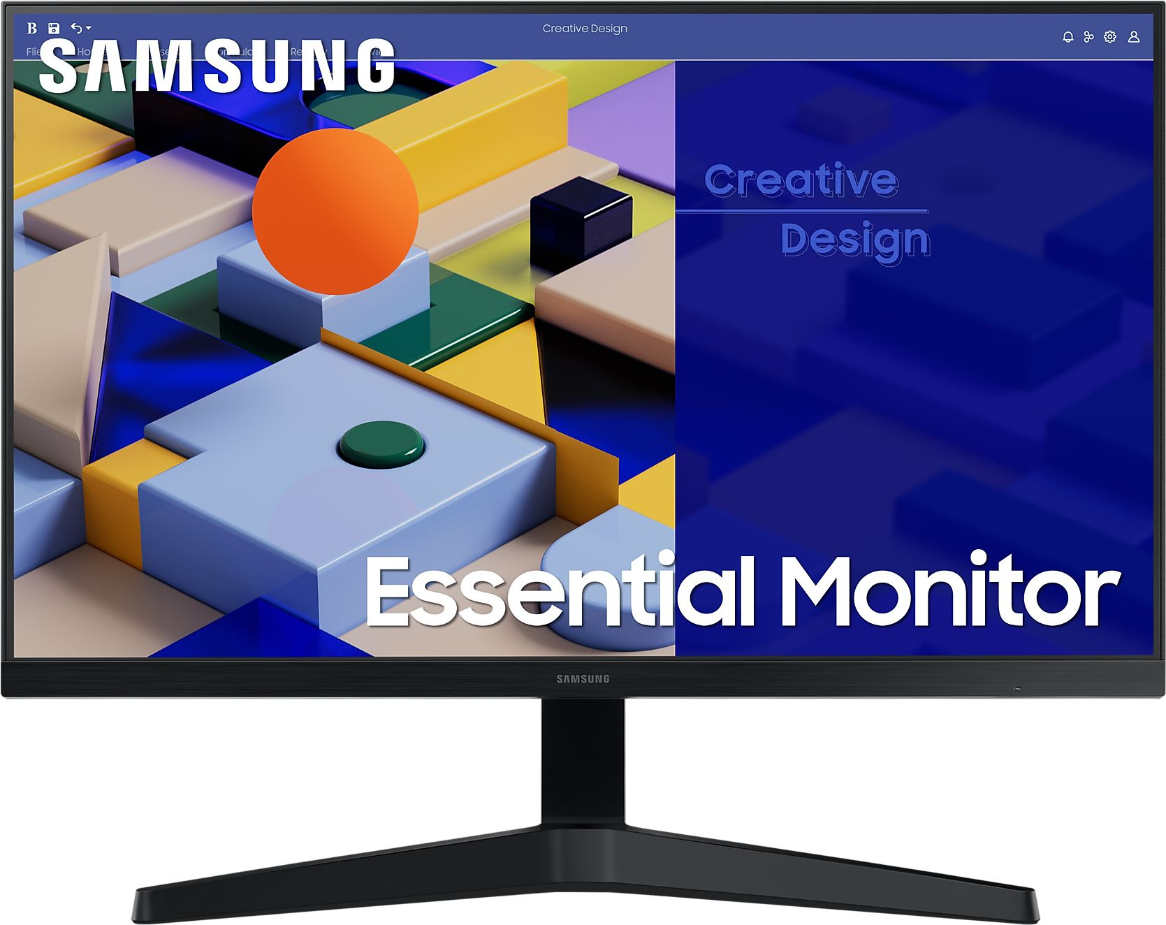 Монитор Samsung 27" S27C310EAI черный IPS LED 16:9 HDMI матовая 250cd 178гр/178гр 1920x1080 75Hz FreeSync VGA FHD 3.8кг