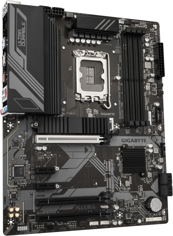 Материнская плата GIGABYTE Z790 D, LGA1700, Z790, 4*DDR5, 4*SATA, 3*M.2, 5*USB 3.2, 2*USB 2.0, Type-C, 3*PCIx16, 2*PCIx1, HDMI+DP, ATX