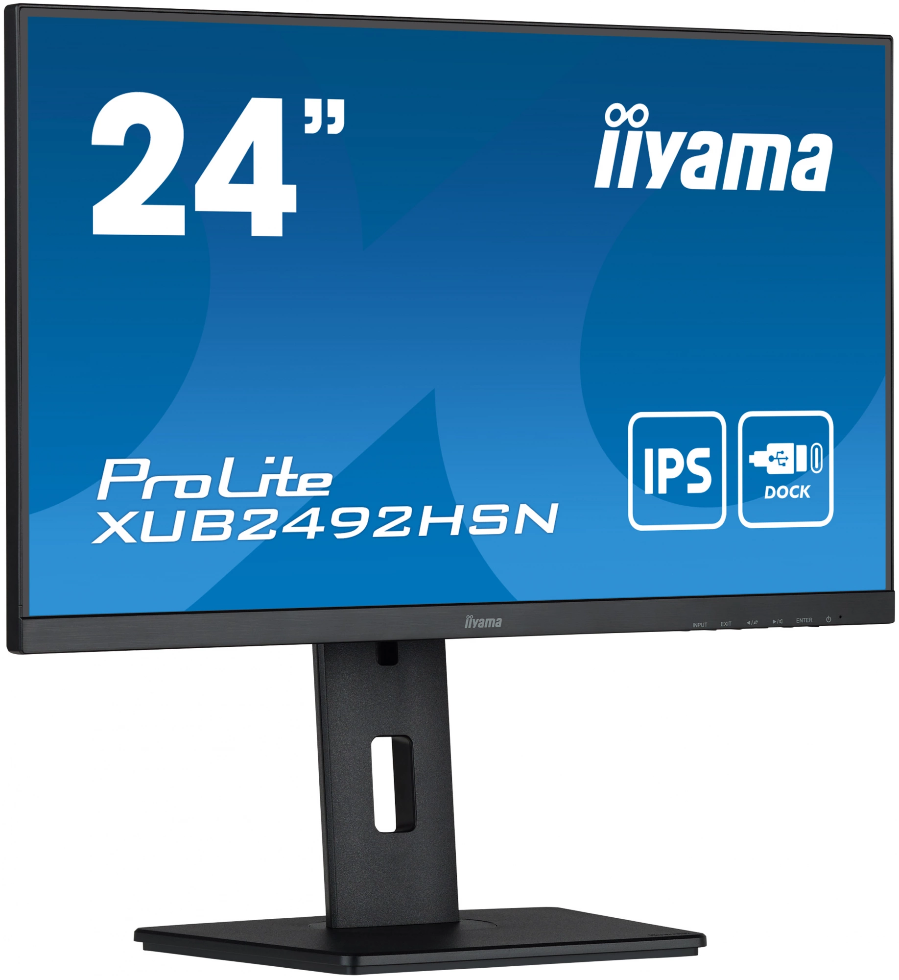 Монитор LCD 24'' 16:9 1920х1080(FHD) IPS, nonGLARE, 250cd/m2, H178°/V178°, 1000:1, 80M:1, 16.7M, 4ms, HDMI, DP, USBх2, USB-C x1, Black