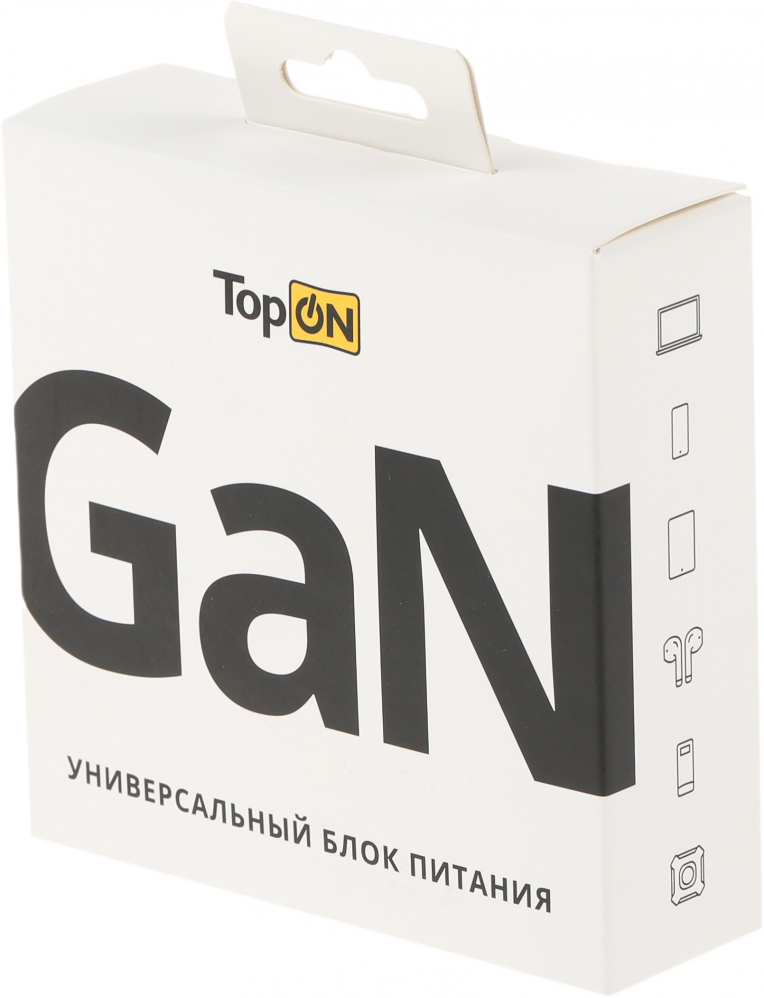 Блок питания TopON TOP-GaN-65W автоматический 65W 5V-20V 3.25A 2xUSB от бытовой электросети LED индикатор