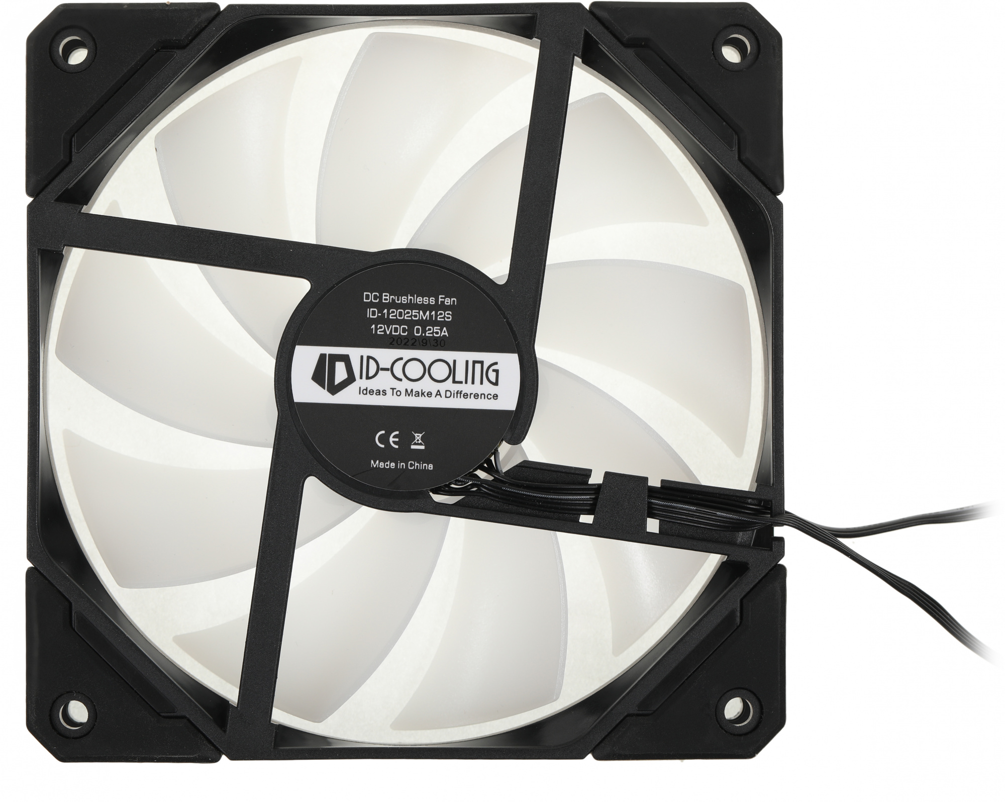 Вентилятор ID-Cooling TF-12025-ARGB 120x120mm 4-pin 14-31dB 150gr LED Ret