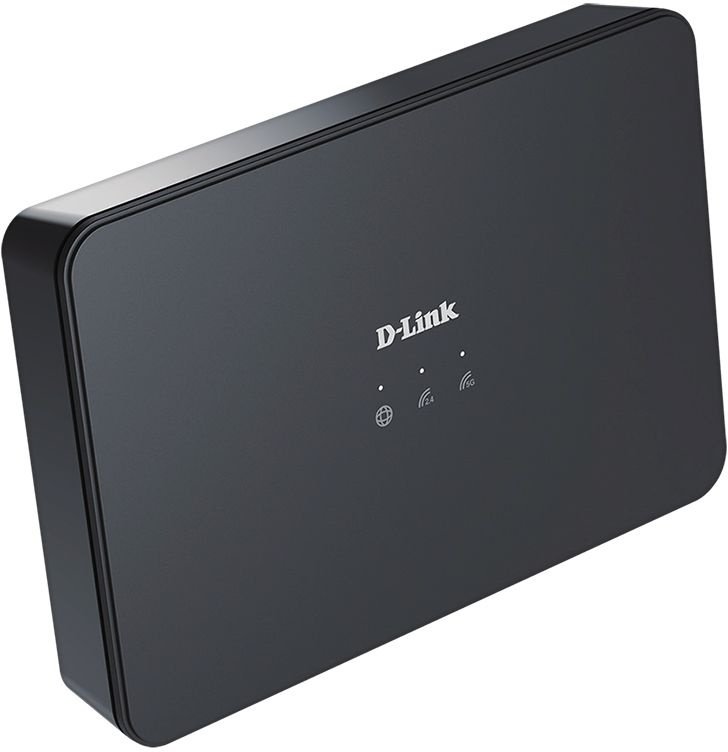 Роутер беспроводной D-Link DIR-815/SRU/S1A AC1200 10/100BASE-TX черный