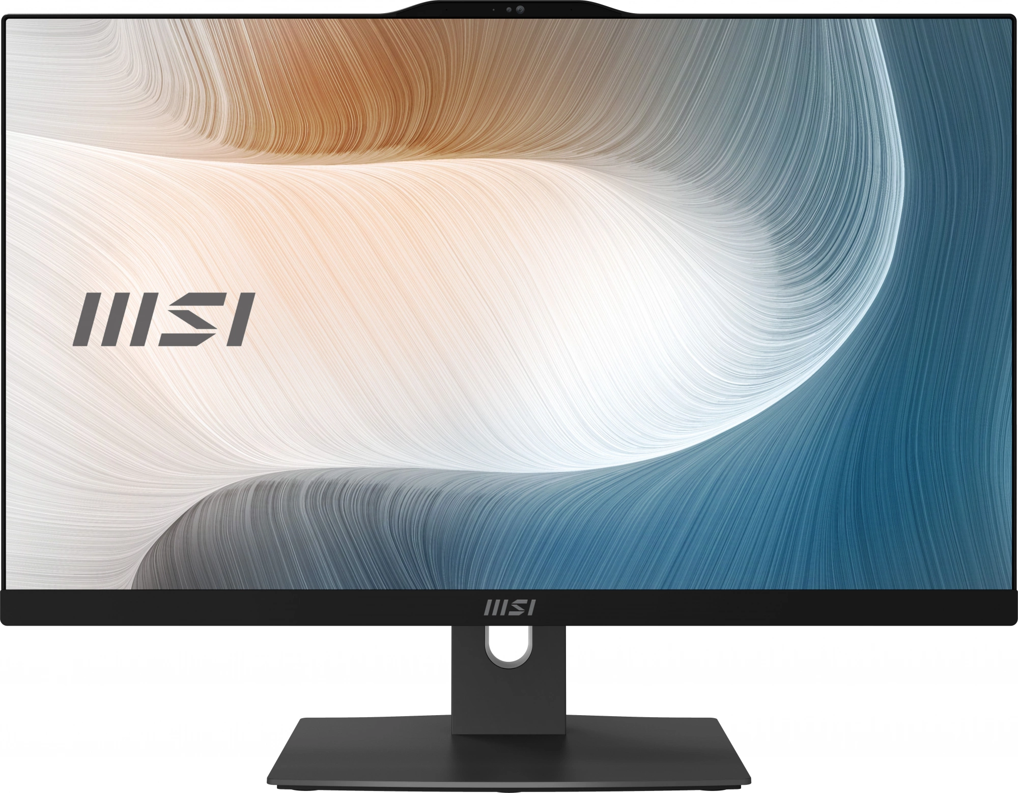 Моноблок MSI Modern AM242P 1M-1029XRU 23.8" Full HD Core 5 120U (1.4) 16Gb SSD512Gb Graphics noOS GbitEth WiFi BT 120W клавиатура мышь Cam черный 1920x1080