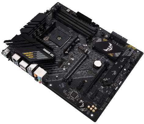 Материнская плата Asus TUF GAMING B550-PLUS Soc-AM4 AMD B550 4xDDR4 ATX AC`97 8ch(7.1) 2.5Gg RAID+HDMI+DP