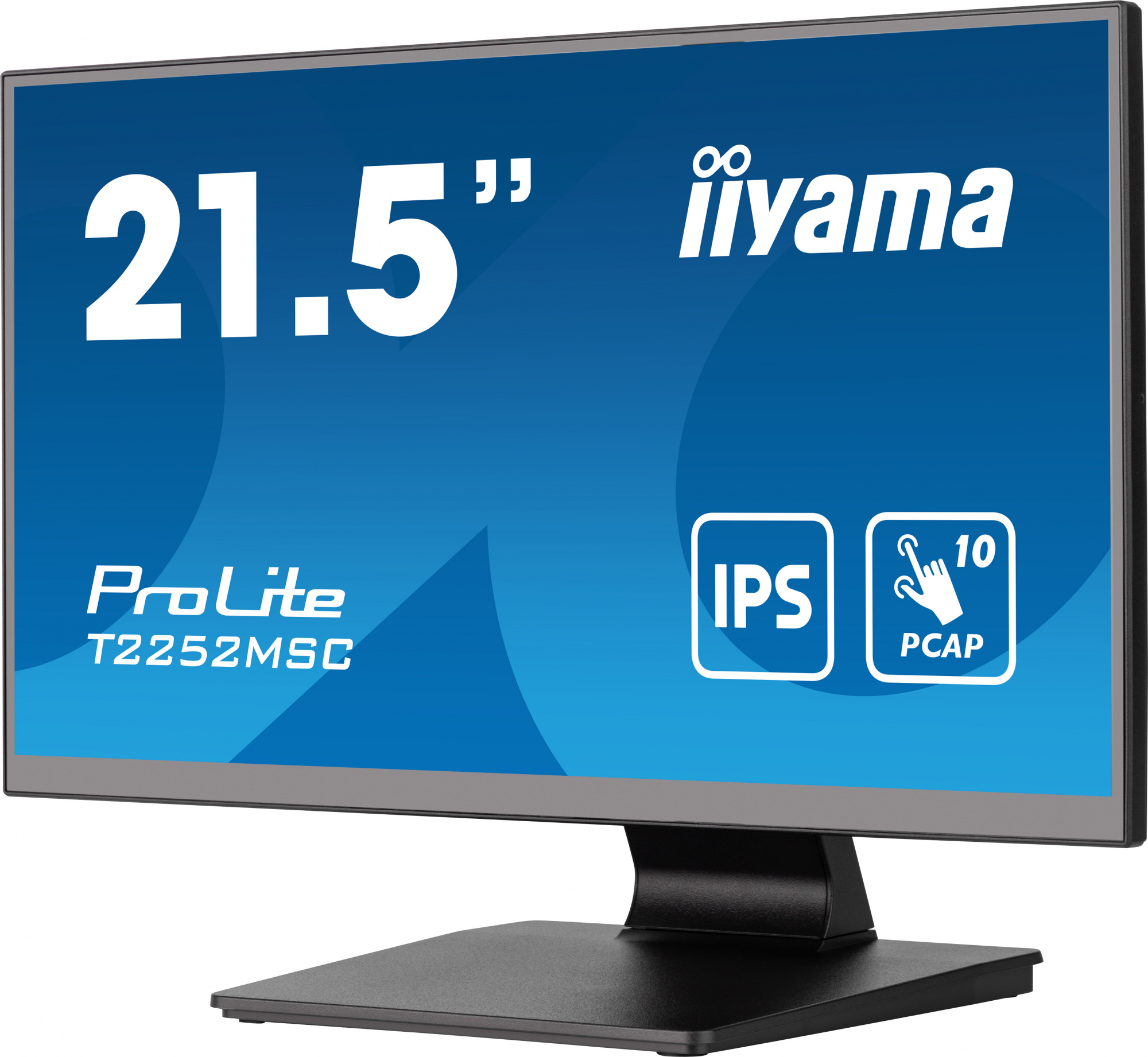 Монитор Iiyama 21.5" ProLite T2252MSC-B2 черный IPS LED 5ms 16:9 HDMI M/M глянцевая 250cd 178гр/178гр 1920x1080 60Hz DP FHD USB Touch 4.5кг