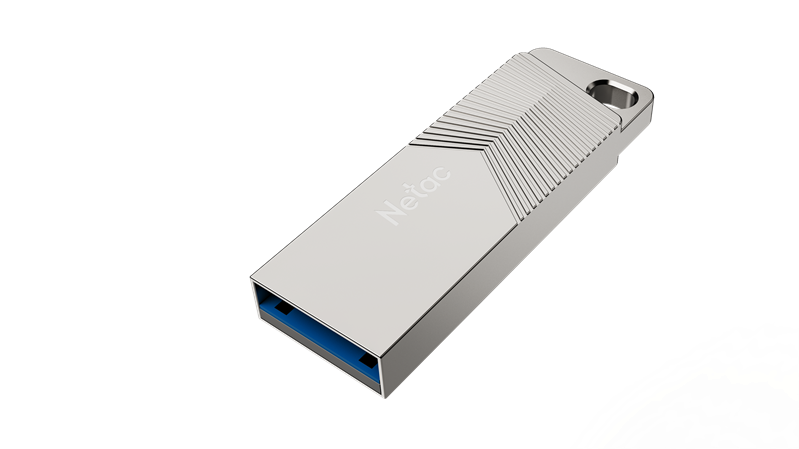 Флеш Диск Netac 128Gb UM1 NT03UM1N-128G-32PN USB3.2 серебристый