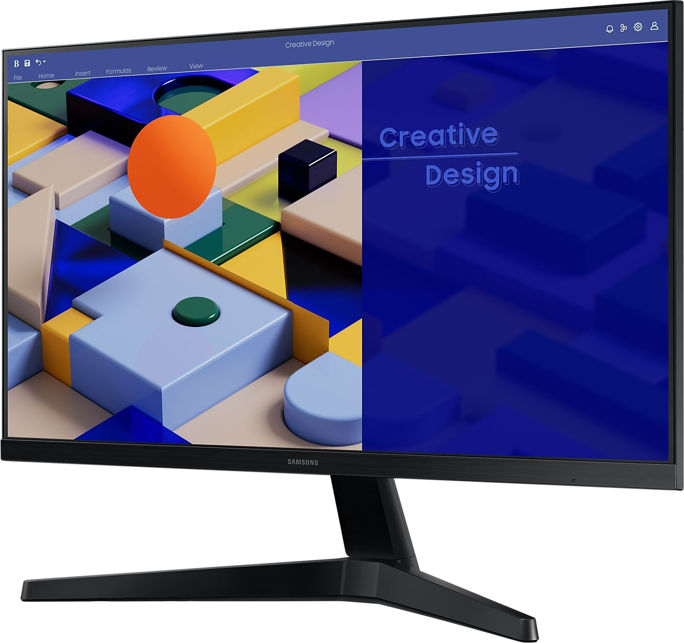 Монитор Samsung 27" S27C310EAI черный IPS LED 16:9 HDMI матовая 250cd 178гр/178гр 1920x1080 75Hz FreeSync VGA FHD 3.8кг