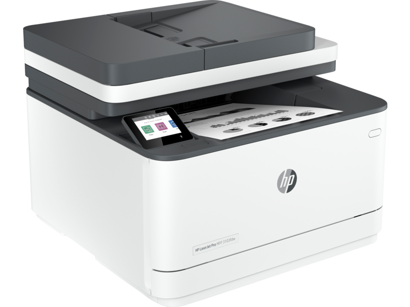 Лазерное многофункциональное устройство HP LaserJet Pro MFP 3103fdw Printer (A4,p/c/s/f,1200 dpi, 33ppm, 512 Mb, Duplex, ADF, 800 MHz, tray 250, USB+Ethernet+WiFi, Duty 50K, in box W1450A)