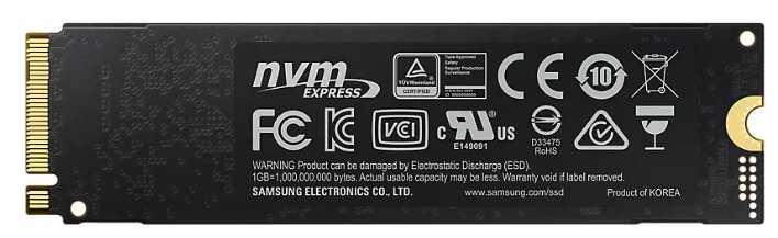 Твердотельный накопитель SSD M.2 (PCI-E NVMe) 512Gb Samsung 970 PRO (R3500/W2300MB/s) (MZ-V7P512BW) 1year