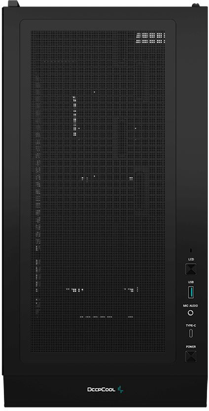 Корпус Deepcool CH560 черный без БП ATX 7x120mm 6x140mm 1xUSB3.0 audio bott PSU