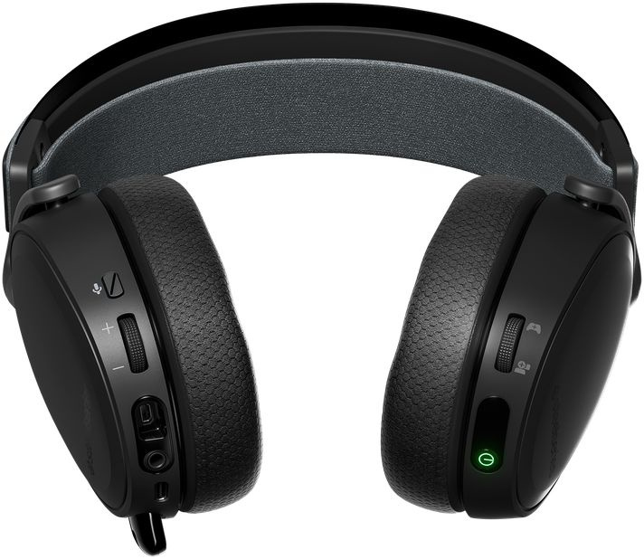 Наушники с микрофоном Steelseries Arctis 7+ черный мониторные Radio оголовье (61470)