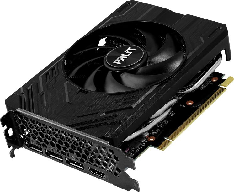 Видеокарта Palit PCI-E 4.0 RTX4060TI STORMX NVIDIA GeForce RTX 4060TI 8Gb 128bit GDDR6 2310/18000 HDMIx1 DPx3 HDCP Ret