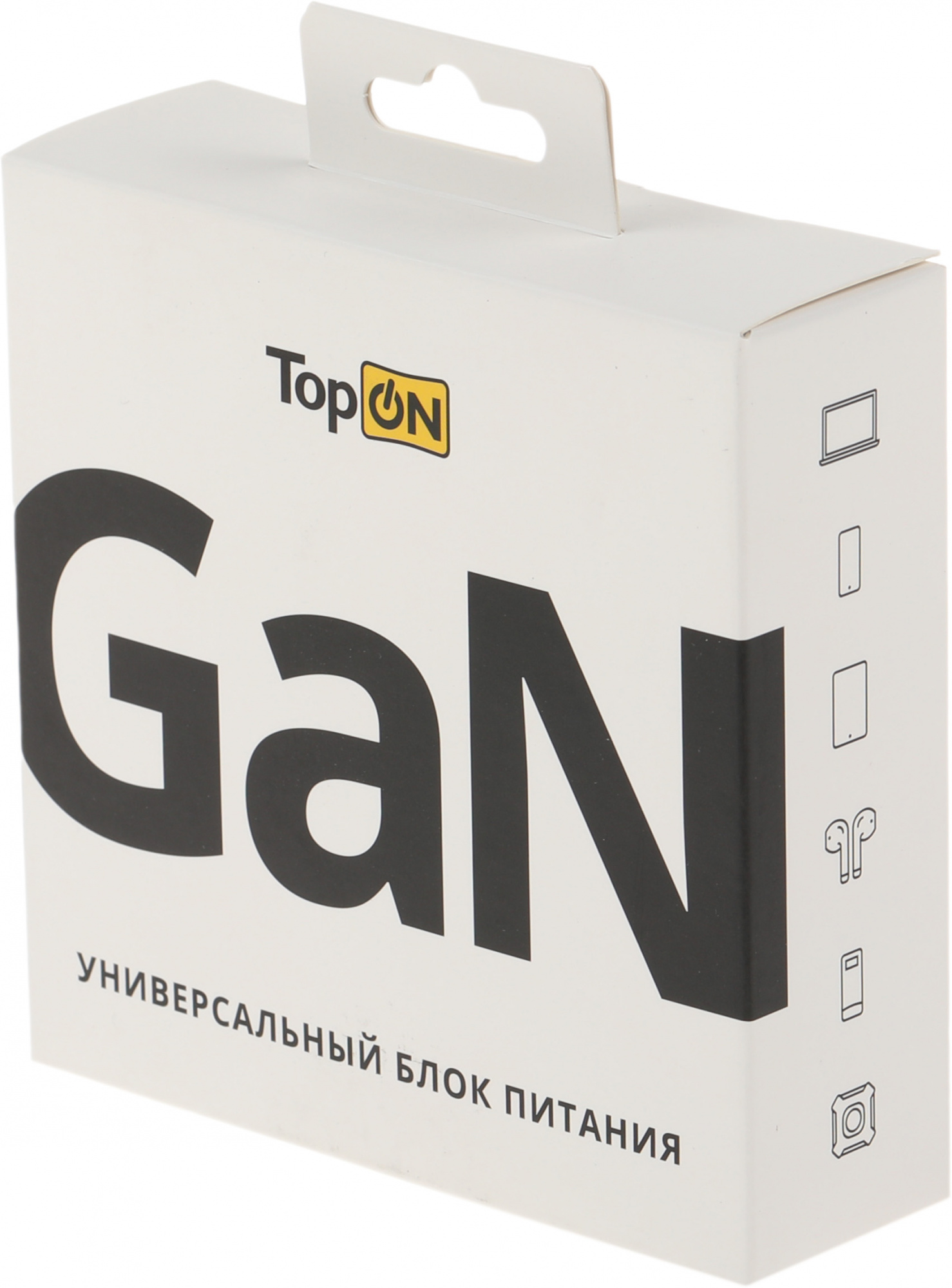 Блок питания TopON TOP-GaN-65WB автоматический 65W 5V-20V 3.25A 2xUSB от бытовой электросети LED индикатор