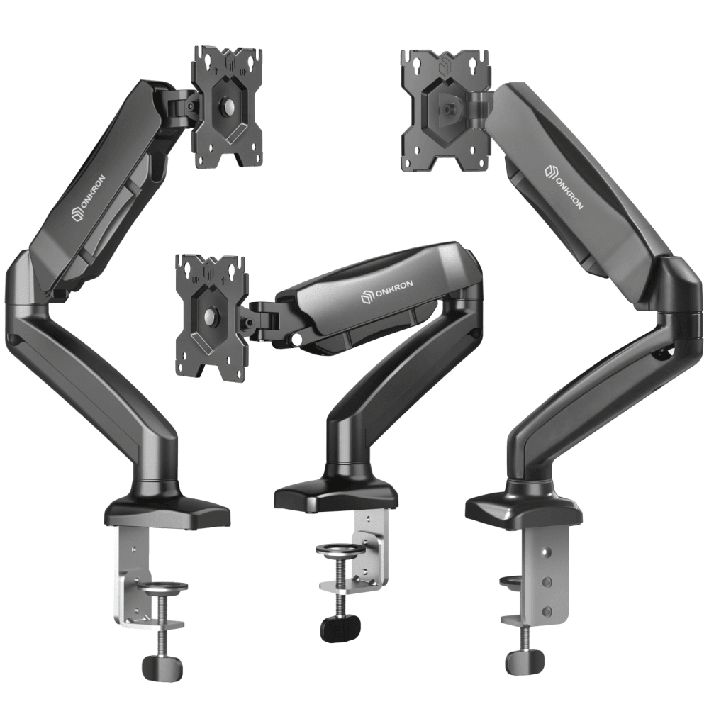 Настольный кронштейн-газлифт для монитора ONKRON G80 чёрный