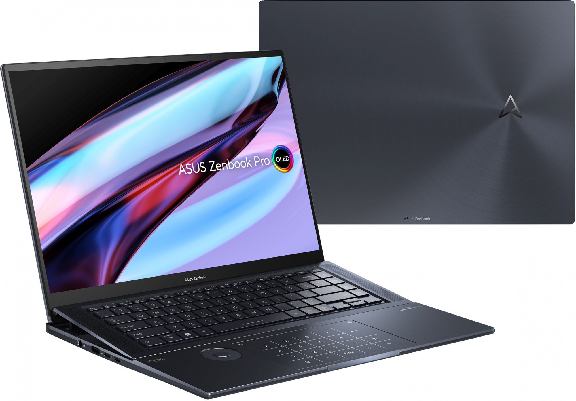 Ноутбук Asus Zenbook Pro 16X OLED UX7602VI-MY073X Core i9 13900H 32Gb SSD2Tb NVIDIA GeForce RTX4070 8Gb 16" OLED Touch 3.2K (3200x2000) Windows 11 Professional black WiFi BT Cam (90NB10K1-M00430)