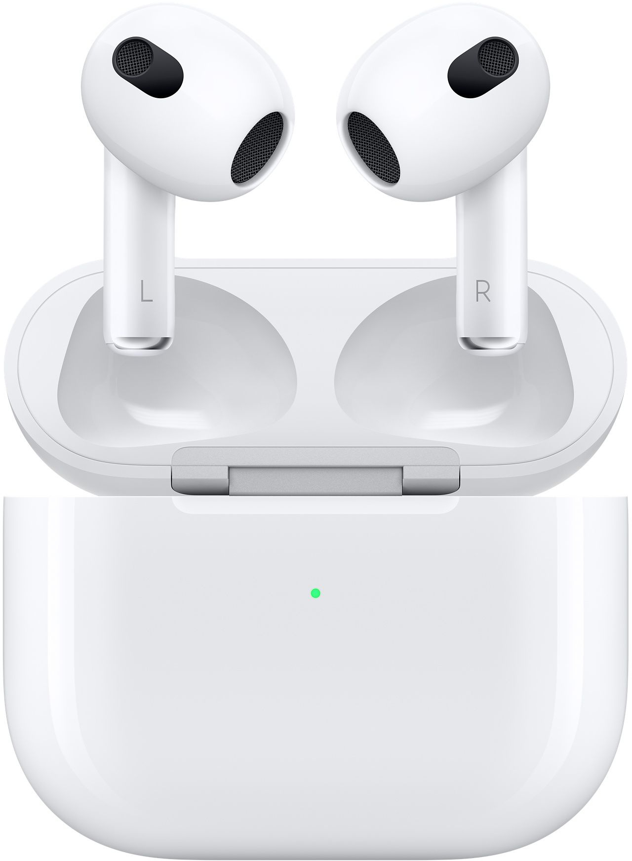 Гарнитура вкладыши Apple AirPods 3 A2565/A2564/A2566 MagSafe белый беспроводные bluetooth в ушной раковине (MME73ZA/A)