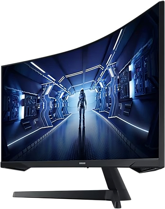 Монитор Samsung 34" Odyssey G5 C34G55TWWI черный VA LED 1ms 21:9 HDMI матовая 250cd 178гр/178гр 3440x1440 165Hz DP UW 5.6кг