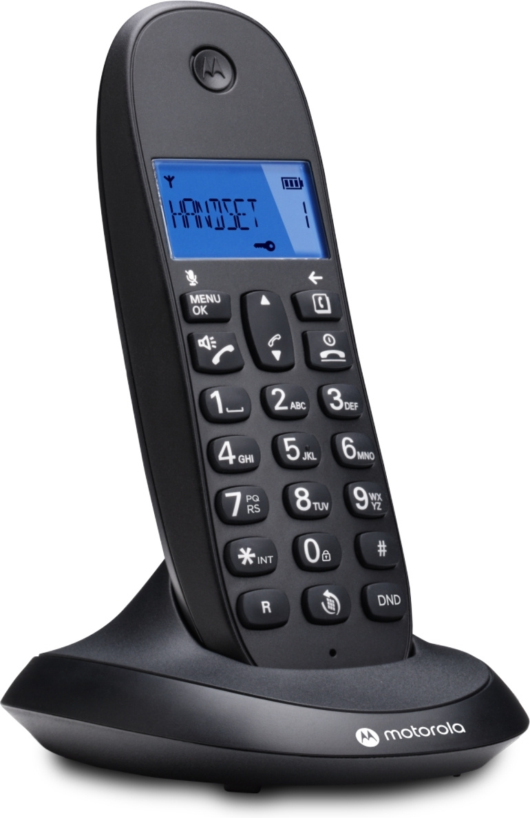 Р/Телефон Dect Motorola C1001СB+ черный АОН