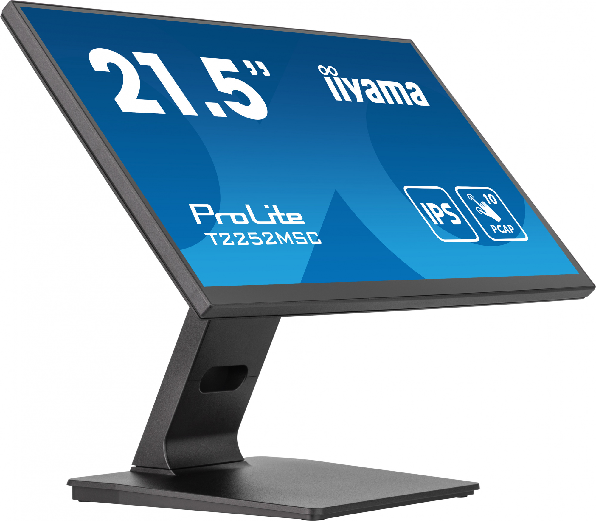 Монитор Iiyama 21.5" ProLite T2252MSC-B2 черный IPS LED 5ms 16:9 HDMI M/M глянцевая 250cd 178гр/178гр 1920x1080 60Hz DP FHD USB Touch 4.5кг