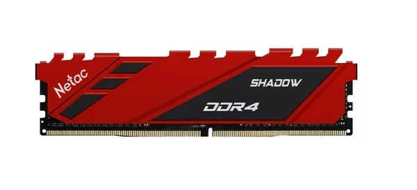 Оперативная память Netac Shadow 8GB DDR4-3200 C16 Red Memory module (DIMM)