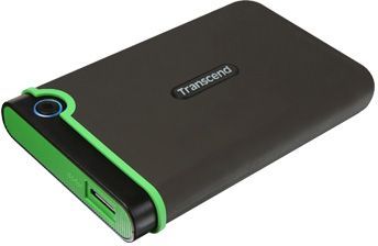 Жесткий диск Transcend USB 3.0 2Tb TS2TSJ25M3S StoreJet 25M3S (5400rpm) 2.5" серый